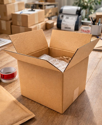 100 6x6x6 Cardboard Paper Boxes Mailing Packing Shipping Box Corrugated