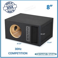 Single 8" Competition Ported Sub Box Single 8" Subwoofer Enclosure Speaker Box