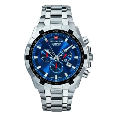 Swiss Alpine Military Men's Watch Chrono 7043.9135SAM Stainless Steel