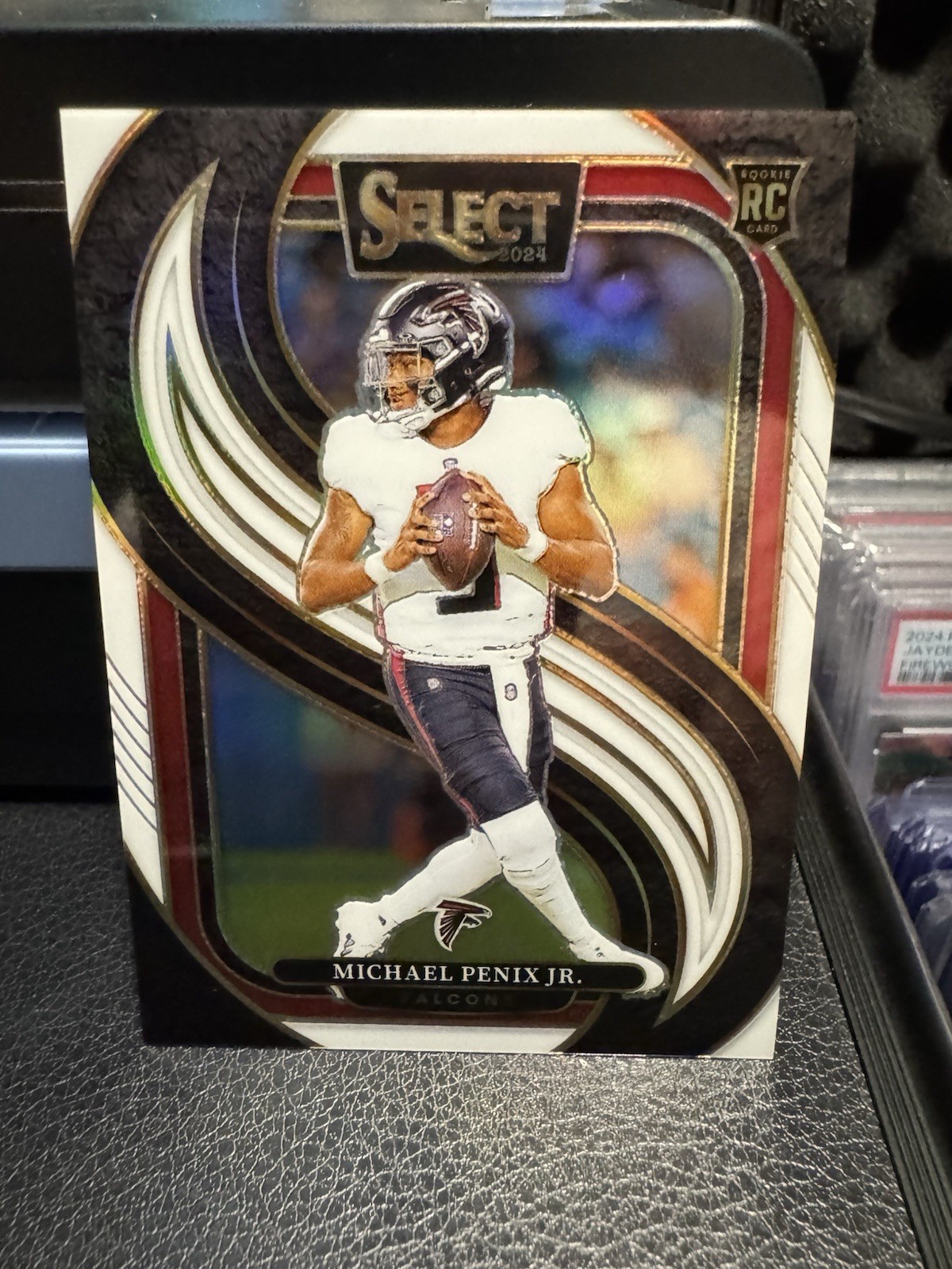 2024 Panini Select - Premier Level Michael Penix Jr. #110 White Prizm /35 (RC)