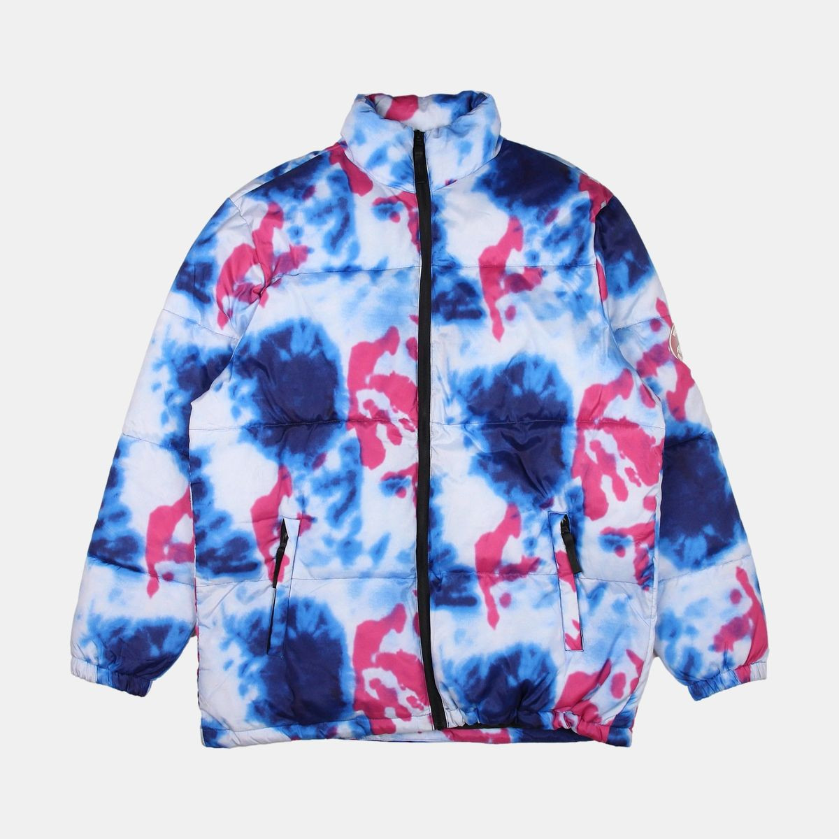 WESC Mens Multicoloured Polyester Puffer Jacket Size L-image