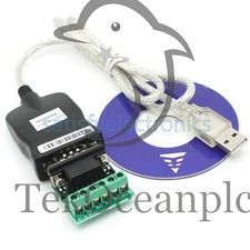 1PCS USB 2.0 To Interface RS-485 DB9 80mm Serial Converter Adapter Cord Cable