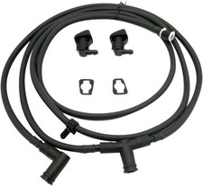 Windshield Washer Nozzle Jet Hose Kit For 2011-2016 Ford F250 F350 F450 Black Windshield Washer Nozzle Jet Hose Kit For 2011-2016 Ford F250 F350 F450 Black