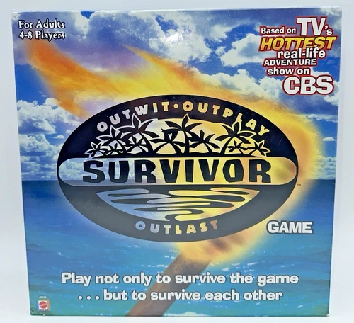 VTG Survivor Board Game Mattel 2000 CBS Official Outwit Outplay Outlast NEW
