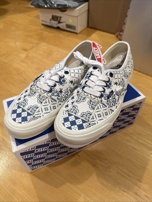 Kith x Vans Vault OG Authentic LX Azulejo Tile Size 8 Brand New