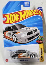 Hot Wheels Audi 90 Quattro Peak Pursuit Silver Car 164 Toy Vehicle New Hot Wheels Audi 90 Quattro Peak Pursuit Silver Car 164 Toy Vehicle New