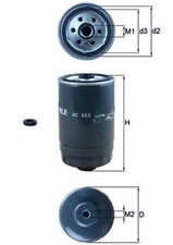 Kraftstofffilter KNECHT KC 503D Anschraubfilter für SANTA HYUNDAI DM DMA OPTIMA