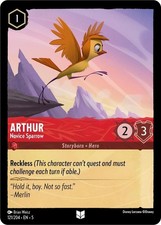 Disney Lorcana TCG - Shimmering Skies - Arthur - Novice Sparrow - 121/204