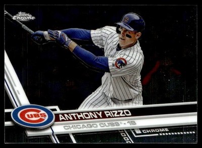 2017 Topps Chrome Anthony Rizzo Chicago Cubs #173