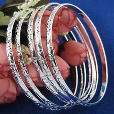 Women's Fashion Bracelet Set Geometric Circle Elegant Bracelet Alloy 5 PCS