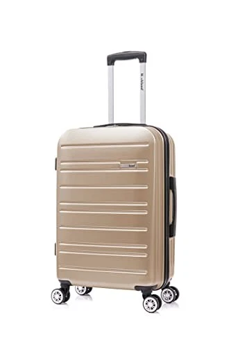 Rockland Irvine Hardside Spinner Wheel Luggage, Champagne, 19", 23", 27" - Image 2 of 4
