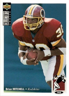 1994 Collector's Choice Brian Mitchell #352 Washington Redskins