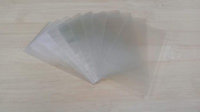 Lenticular Lens, 50 LPI, business card size 2'' x 3.5'' portrait mode, 12 pieces