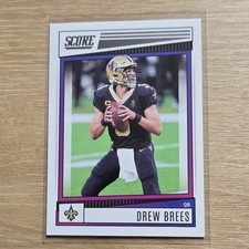 Panini 2022 Score Base Set Drew Brees New Orleans Saints NFL Card #61