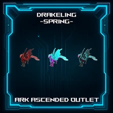 Ark Survival Ascended PVE-ASA- Drakeling-Spring-450 Colors-DIno-Official