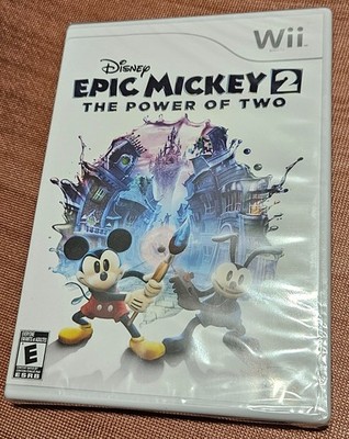1x AUTHENTIC Disney Epic Mickey 2: The Power Of Two - Nintendo Wii - BRAND NEW!