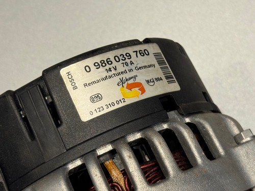 0986039760 Bosch Alternator 70A for Peugeot 106 GTi Rallye Series 2 96-03 NOS - Picture 2 of 6