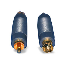 SVHS S-Video 4 Pin Mini Male to RCA Male Adapter - Black