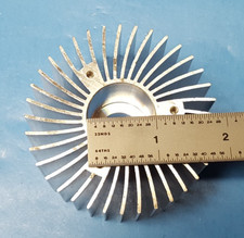 Heatsink , Round , For Power Led , 2-7/8" x 1-1/2" , Silver Color  ( ONE )