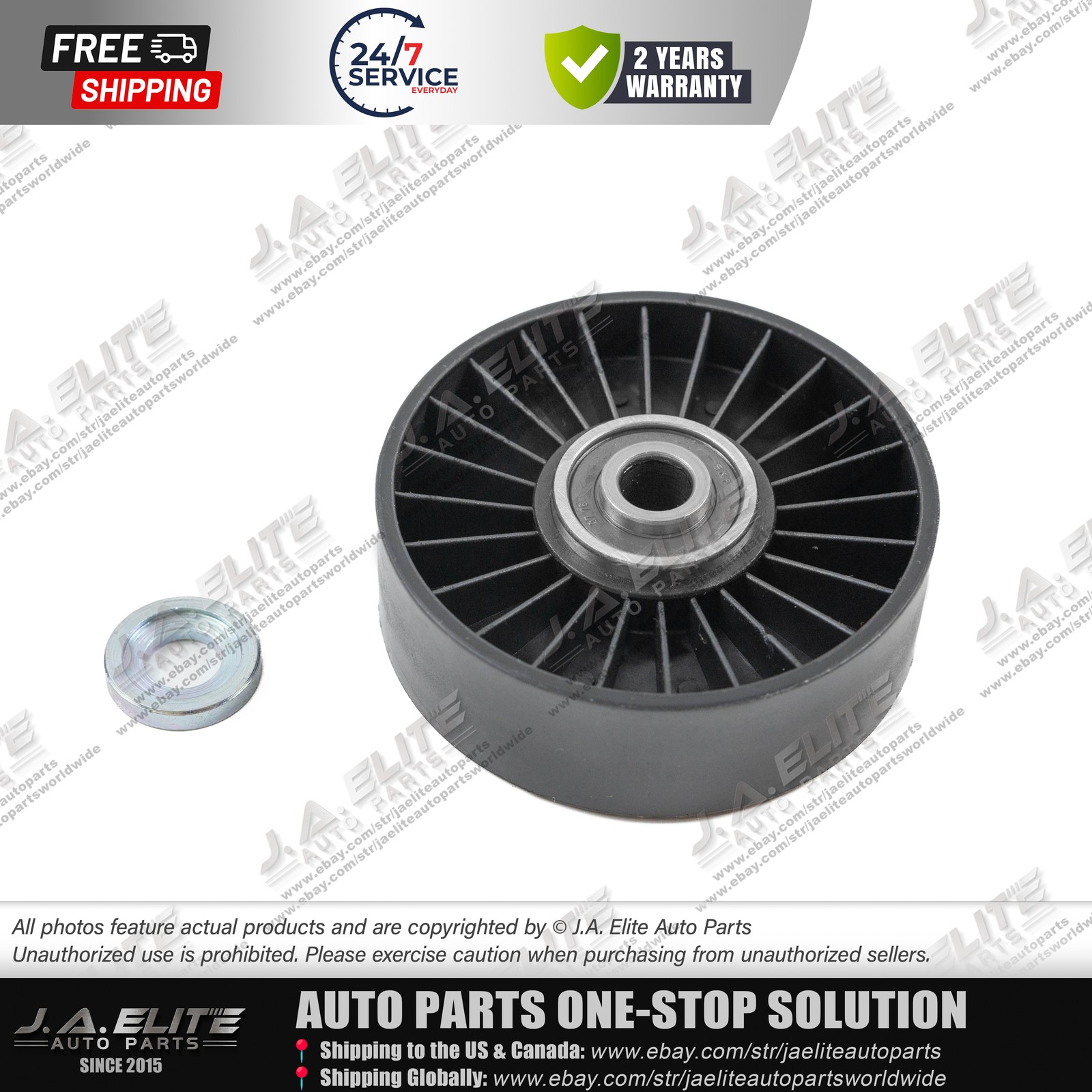 3pcs  Belt Tightening Pulley Kit fit Maserati Quattroporte GranTurismo GC