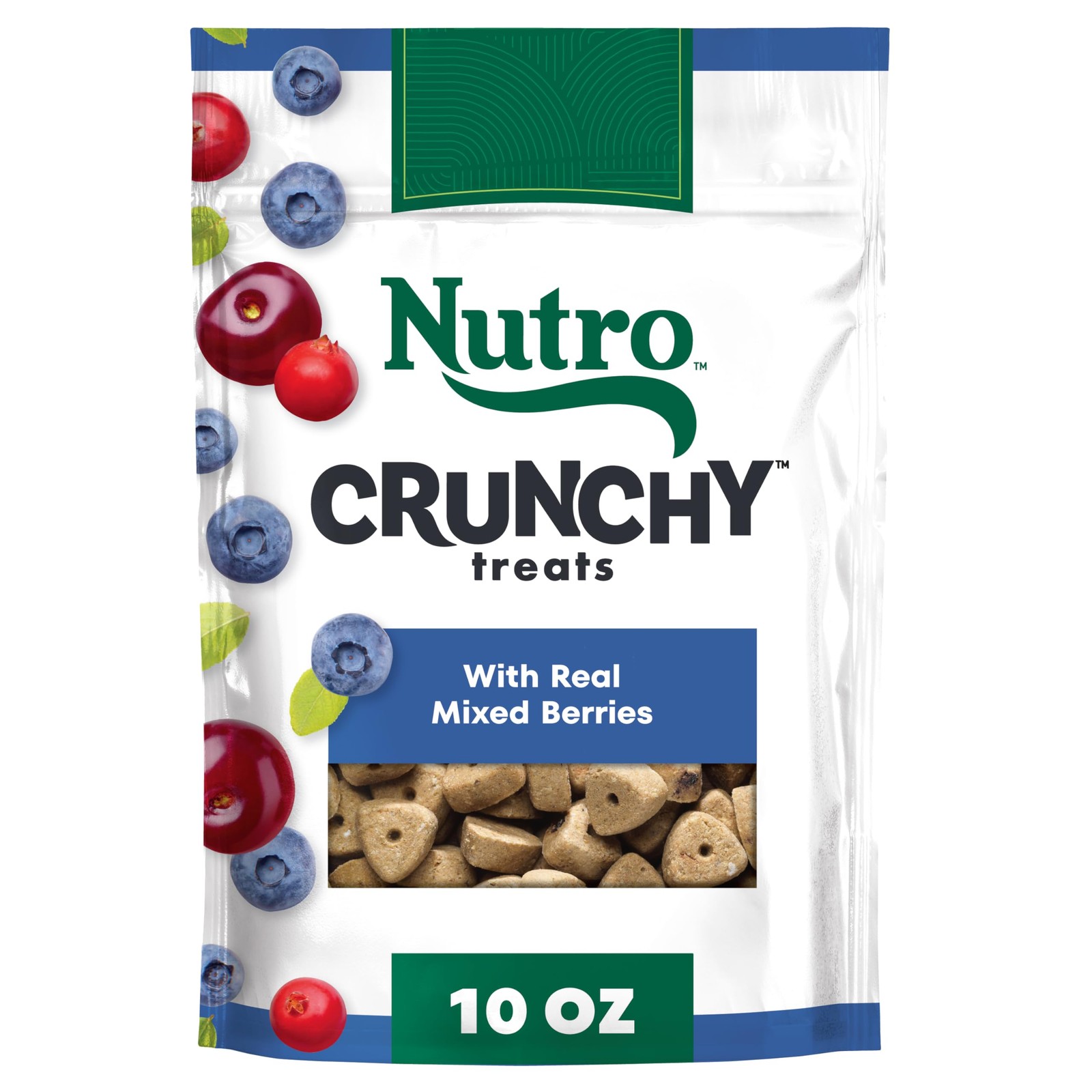 Crunchy Dog Treats with Real Mixed Berries, 10 oz for Health