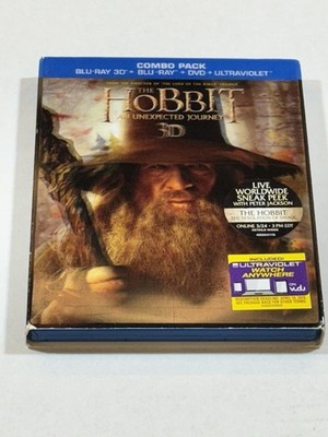 THE HOBBIT AN UNEXPECTED JOURNEY (3D BLU-RAY) COMBO PACK