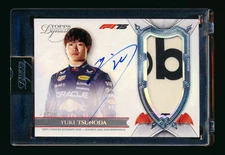 2025 Topps Dynasty F1 #DAP-YTSIV Yuki Tsunoda Patch Autograph #04/10