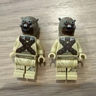 LEGO Star Wars TUSKEN RAIDER Lot of 2 Minifigures w Gray Helmet/Headgear