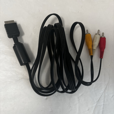 Official Genuine Sony OEM AV Audio/video Cable For PlayStation PS1 PS2 PS3