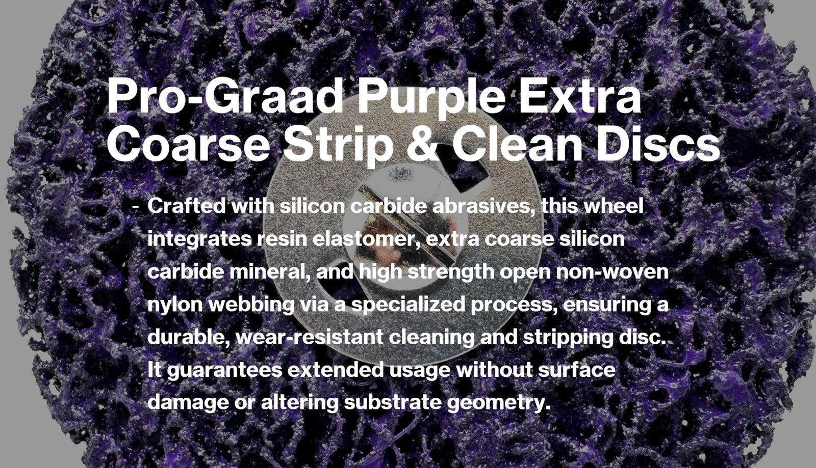 Pro-Graad 2 Pack Paint Stripping Disc Drill Attachment | 4" x 1/2" Wide with 1/