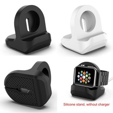 Silicone Charging Stand Bracket For iWatch 1 2 3 4 5 6 SE 7 8 Ultra Charger