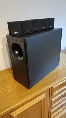 Bose Acoustimass 5.1 Surround-System verkabelt AUX mit Subwoofer schwarz