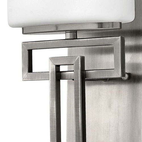 Hinkley Lighting 5100 Lanza 1 Light 12" Tall Bathroom Sconce - Nickel - Picture 4 of 8