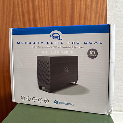OWC 8TB Mercury Elite Pro Dual | Externes RAID mit Thunderbolt 2 | 7200 U/min