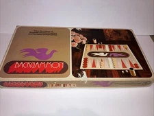 Vintage 1975 BACKGAMMON Selchow & Righter 1970s Board Game Complete