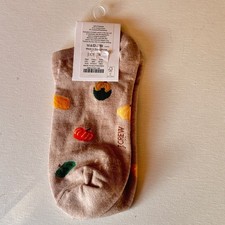 J.Crew Women's Fall Theme Multi-Color Pumpkin Ankle Socks One Size NWT