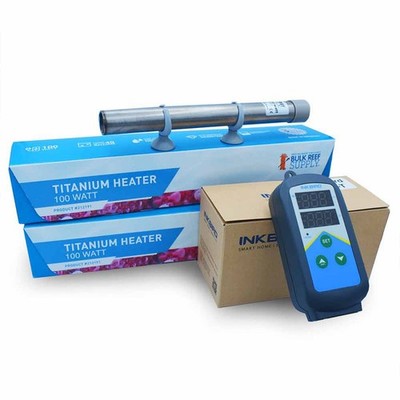 Dual 100 Watt (200 Total) Titanium Heater System w/Inkbird 306 Controller - Bul