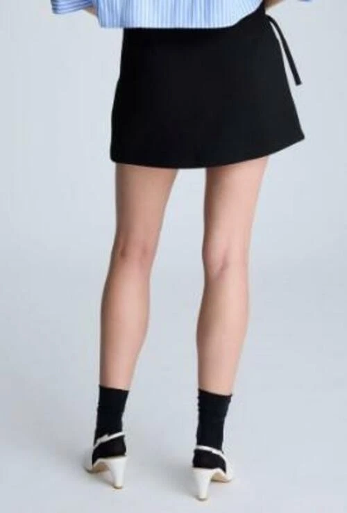 Pantalón corto Kenneth Cole para mujer L negro Foto 2 de 2