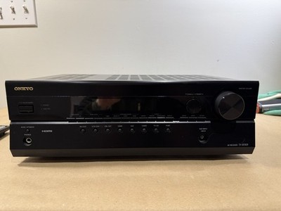 Onkyo TX-SR308 5.1 A/V Receiver Dolby DTS HDMI AM/FM Tuner Black Remote bundle  