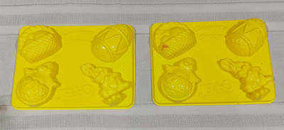 Pair Of Vintage Jell-O Jigglers Easter Celebrate Spring Jello Molds