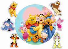 Winnie Puuh Essbar Winnie the Pooh Tortenaufleger Torte Freunde Zuckermasse