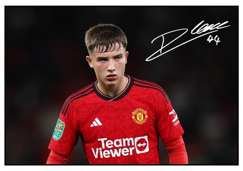 12070. Dan Gore Signed Pictures (A4 Prints) Man United Rotherham Port Vale
