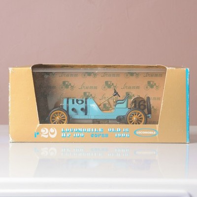 Brumm 20 Lokomotive alt 16 PS 100 Corsa 1906, Maßstab 1:43 blau Modellauto, + Box