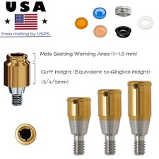 US Locator Attachment System Regular Abutment for Hiossen ET Osstem TS Implants
