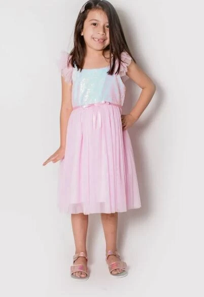 Popatu sequin bodice store tulle dress