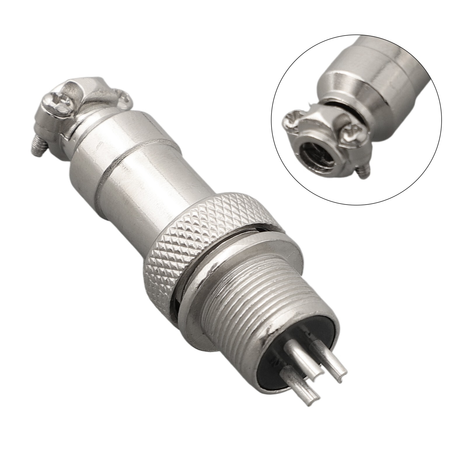 QitinDasen 6 Set GX16 4-Pin Aviazione Spina Connettore, 5A 16mm Maschio Femmina Metallo - Foto 2