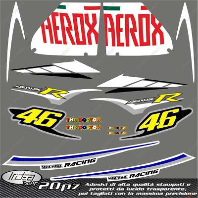 GRAFIK SET REPLIK MOTO GP TEAM RACING SPORT AEROX 50 MBK NITRO 50 R 1997/201