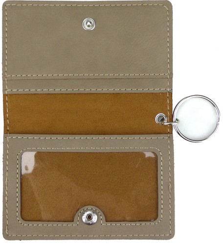 Tabby Cat Laser Engraved Leatherette Keychain Wallet - Picture 12 of 18