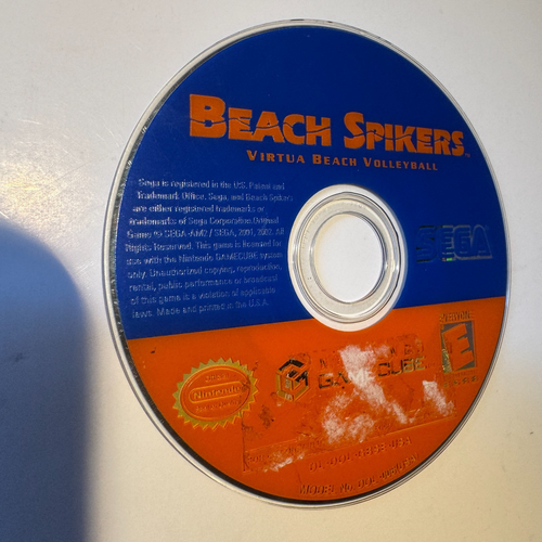 Nintendo Gamecube - Beach Spikers Virtua Beach Volleyball - Disc Only