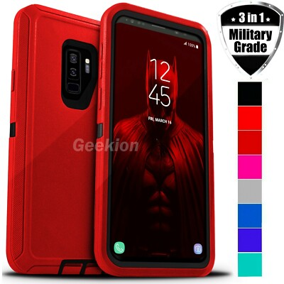 #ad For Samsung Galaxy S9 S9 Shockproof Protective Rugged Hard 3 Layer Case Cover $8.49